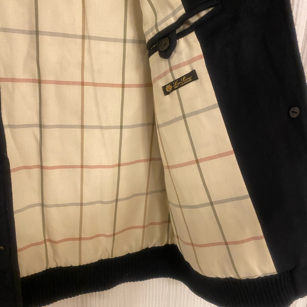 Loro Piana Dark Navy Blue Cashmere Quilted Vest - Picture 10 of 14